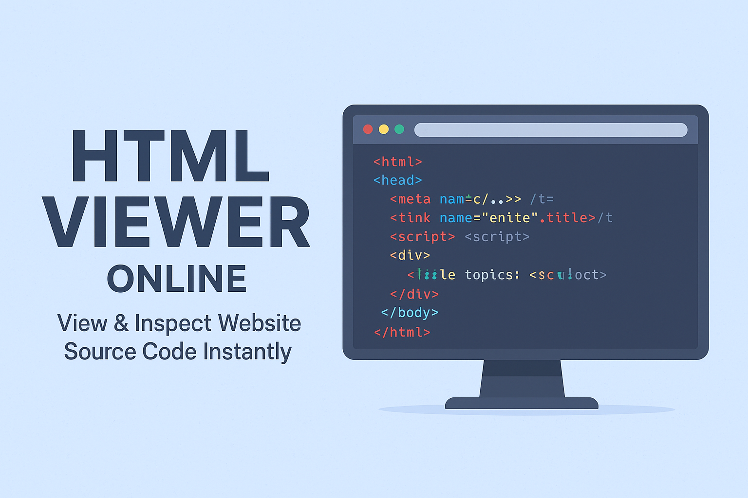 HTML Viewer Online: View & Inspect Website Source Code Instantly
